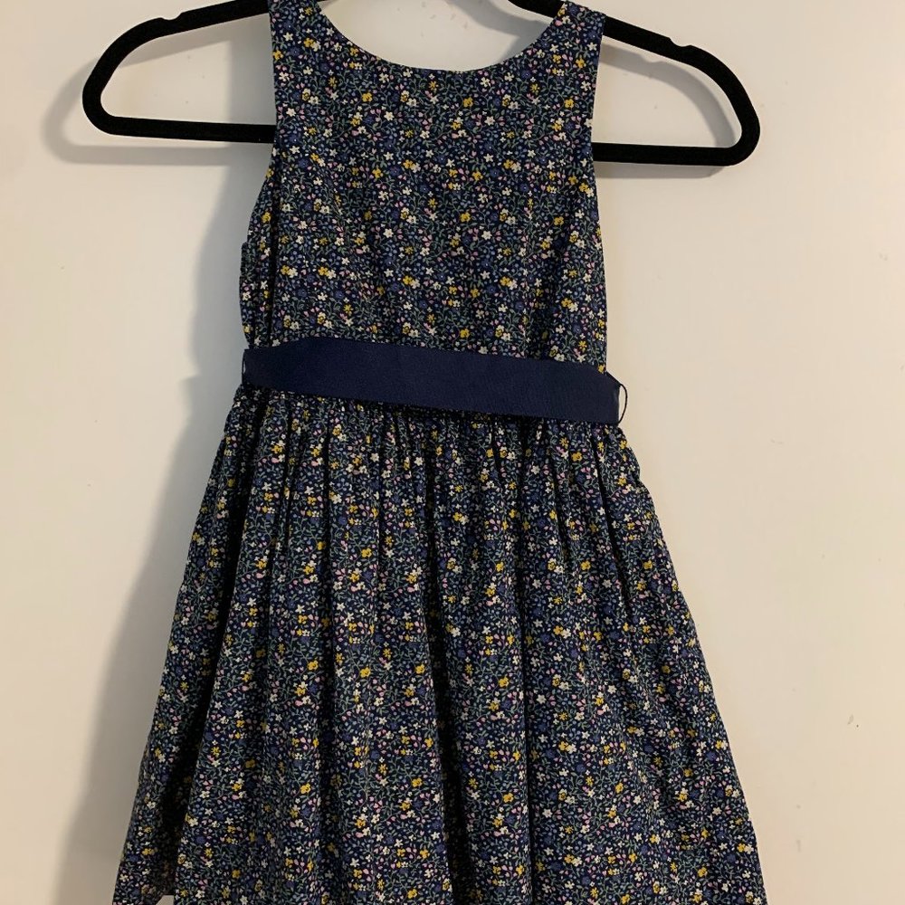 Polo Ralph Lauren Blue Floral Girls Dress Size 6